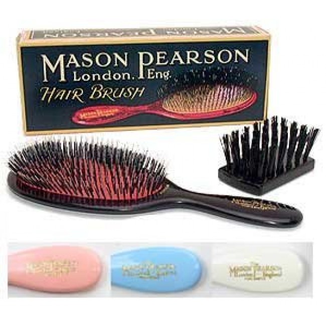 Mason Pearson BN2 Medium Junior Boar Bristle Nylon Tufts Hair Brush
